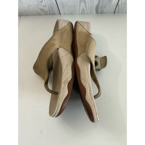 Fitflop Womens 9 Eu 41 The Skinny Thong Sandals Tan Platform Slip On (READ) - Picture 3 of 7